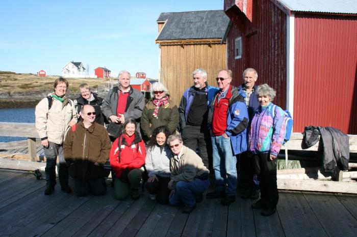 Patruljen samlet p� Neskaia etter endt arbeid.